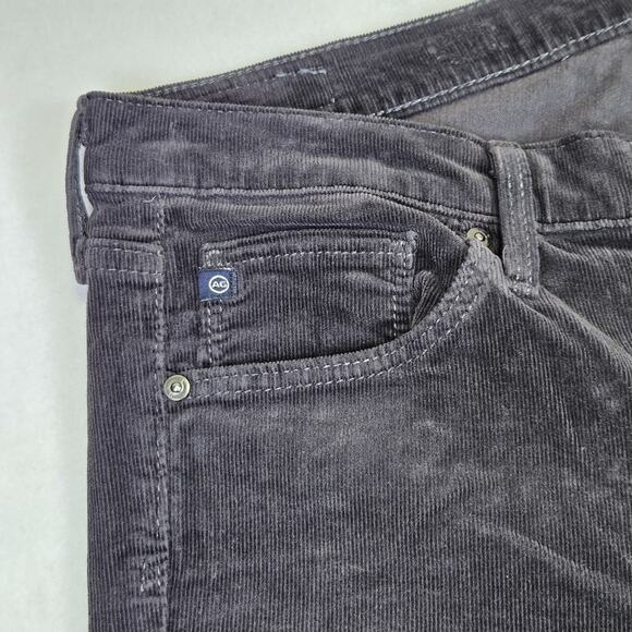 Adriano Goldschmied Stevie Jeans Size 28 Slim Straight Corduroy Chocolate Brown - Picture 4 of 16